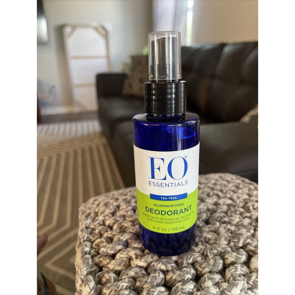 Earth Friendly ESSENTIAL OILS EO Natural Deodorant Tea Tree Spray !NEW!4 oz.